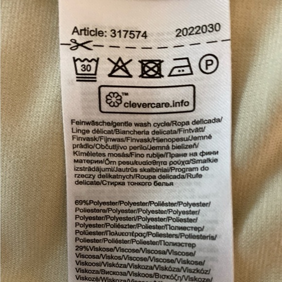 STREET ONE short sleeve hoodie, light yellow, size EU 40, Full zip. Coastal. - Picture 5 of 6